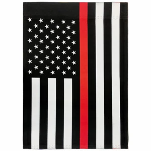 Thin Red Line Garden Flag 12x18in Cute Novelty Yard Flag Police Flag - Picture 1 of 3