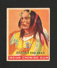 1933 GOUDEY INDIAN GUM #121 THE PIGEON'S EGG HEAD ~ FROM AN ORIGINAL COLLECTION