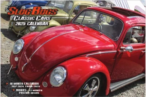 2026 SLUG BUGS WALL CALENDAR vw classic car beetle fast bug oval window - Picture 1 of 10