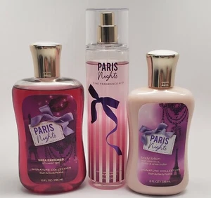Bath & Body Works Paris Nights Shower Gel, Lotion & Body Spray Set - Picture 1 of 1