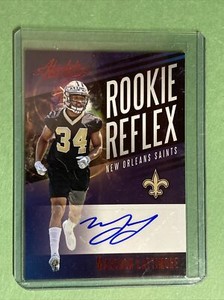 2017 Absolute Marshon Lattimore Red Rookie Reflex Auto RR-ML New Orleans Saints