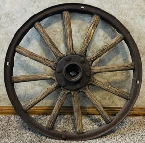 Vintage Model T Ford Wooden Spoke Wheel 23"- 12 Spoke - 2242301 - Picture 1 of 6