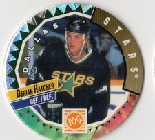 1994-95 Canada Games NHL POGS Stars Hockey Card #83 Derian Hatcher