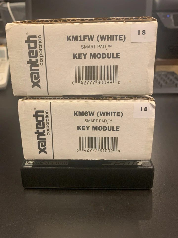 Xantech Key Module White Choose Between KM1FW and KM6W NEW - Image 1 of 1