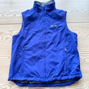 L.L.Bean Womens Gillet Jacket Medium Blue Outdoors Walking Outerwear Sleeveless - Picture 1 of 8