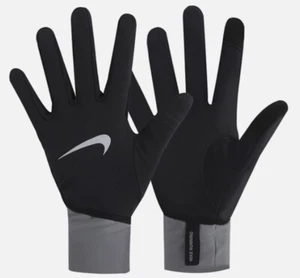 Nike Mens Gloves Pacer Midweight Running Therma Fit Black L XL HM6832-018 - Picture 1 of 3