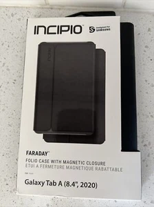 Incipio Faraday Series Folio Case for Samsung Galaxy Tab A (8.4 - 2020) - Black - Picture 1 of 2