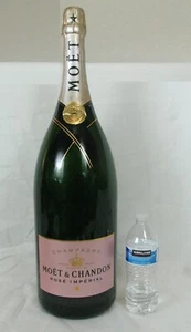 MOET & CHANDON ROSE IMPERIAL CHAMPAGNE DISPLAY BOTTLE EMPTY 6 LITERS METHUSELAH - Picture 1 of 14