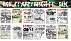 1 18 / 1 16 SCALE NEWSPAPERS FALKLANDS WAR DIORAMA MODEL  ACTION FIGURE DECALS - Picture 1 of 1
