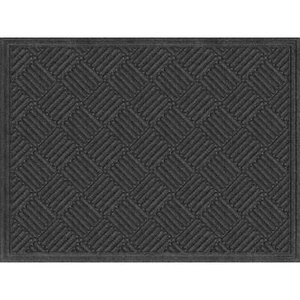 Textures Zerbino Crosshatch Poliestere e Gomma Fondo 3' X 4' Rettangolare Nuovo - Foto 1 di 4