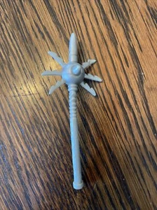 TMNT Super Shredder Figure Sinister Spiked Mace Staff Weapon Accessory Vtg 1991 - Picture 1 of 2