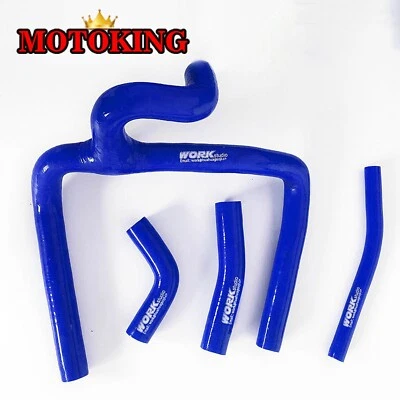 Blue Radiator Silicone Hose for Honda CR250R CR250 R 2002-2008 2007 2006 2005 04 Foto 1 de 4