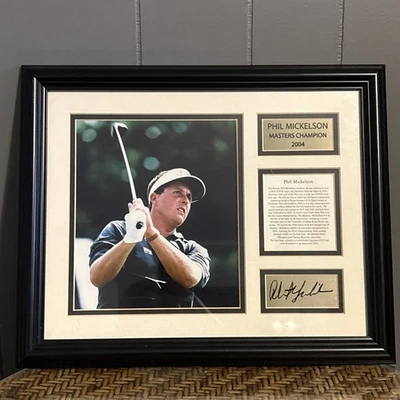 Phil Mickelson PGA Tour Champion Foto Enmarcada Masters Champion 2004 Foto 1 de 4