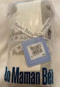 JoJo Maman Bebe Baby Grey Elephant Knitted Shawl New With Tags - Picture 1 of 7