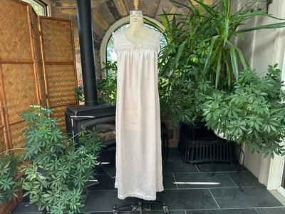 Vintage Pink and White Lace Christian Dior Lingerie Nightgown - Image 1 of 4