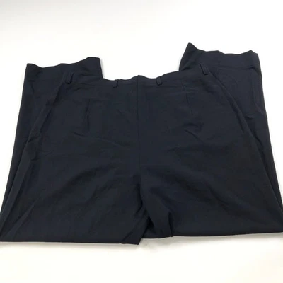 Pantalones de vestir Escada EUR 44 US 16 (ajuste 34W 28L) para mujer tiro alto lana azul PLS LEER Foto 1 de 4