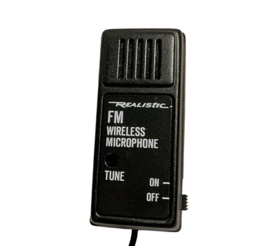 Vintage Radio Shack Catalog No 33 1076 FM Wireless Microphone  1993 E - Image 1 of 4