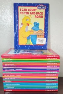 Sesame Street Book Club Lot of 24 Books Hardcover 1990s - Foto 1 di 13