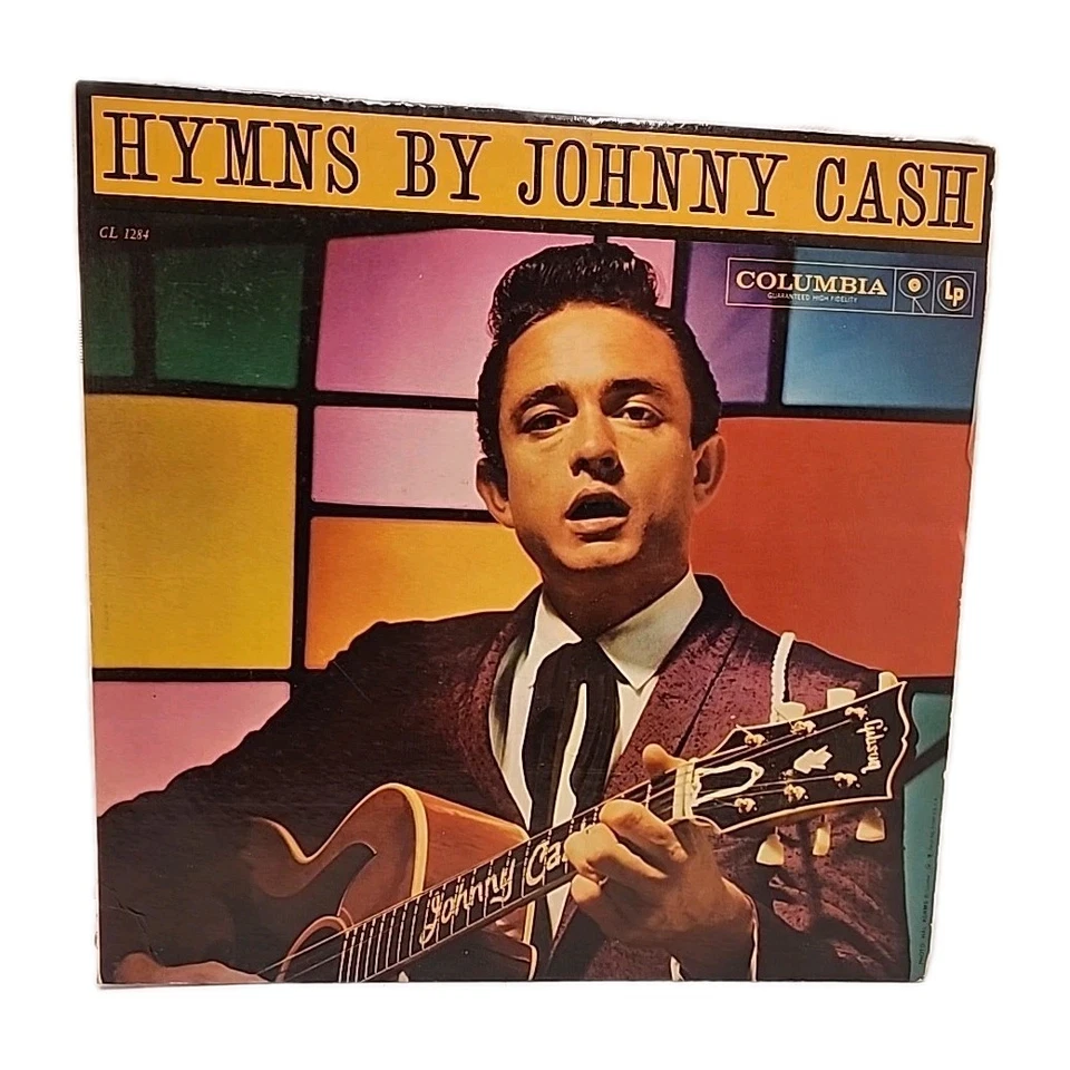 Johnny Cash ~ Hymns By Johnny Cash ~ 1959 Columbia CL 1284 Vinyl LP Very Good - Image 1 of 4