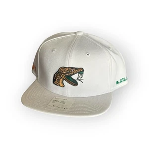 Neu Nike LeBron James Florida A&M FAMU Rattlers SnapBack Mütze weiß - Bild 1 von 7