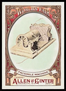 2017 Topps Allen & Ginter Facsimile Machine - The Great Exhibition #WF-8 CARD - Picture 1 of 2
