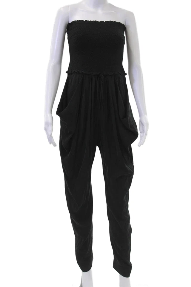 Mono Catherine Malandrino Mujer Pequeño Negro Sin Mangas Cuello Cuadrado Talla 6 Foto 1 de 4