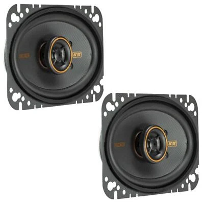 Kicker 51KSC4604 KS Series 4x6" 2 Way Car Door Dash Shelf Coaxial Speakers 75w R - Изображение 1 из 4