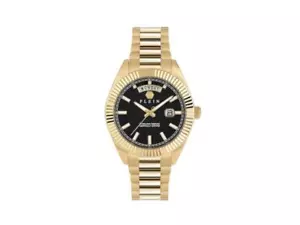 Reloj de Cuarzo Philipp Plein Date Superlative, PVD Oro, Negro, 42 mm, PWPNA0424 - Imagen 1 de 10