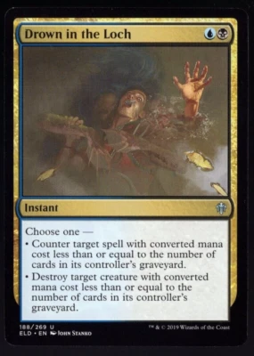 Drown in the Loch 188/269 Uncommon Throne of Eldraine Magic The Gathering NM - Image 1 of 2