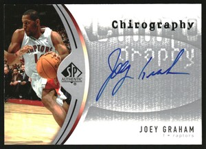 2006-07 SP Authentic Chirography #JG Joey Graham Autograph