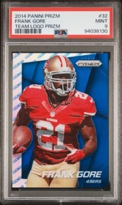 2014 Panini Prizm Frank Gore Team Logo /50 San Francisco 49ers #32 PSA 9 - Bild 1 von 2