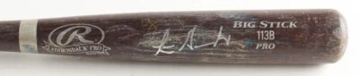 LUIS GONZALEZ SIGNED GAME USED RAWLINGS BIG STICK 113B PRO BASEBALL BAT JSA AUTO - Image 1 of 4