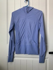 Lululemon In Flux Reversible Jacket Size 6 Lavender Zip Up Hooded Jacket - Picture 1 of 8