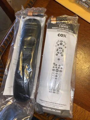 2 NEW - COX Remote URC-8820-MOTO Comes With 2 AA Batteries and Manual - Image 1 of 4