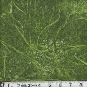 Forest Thicket Green Branches MDG 100% Cotton Fabric Material BTY - Picture 1 of 3