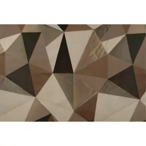 Tela de tapicería geométrica moderna Donghia - bufón / marrón 3,75 yardas DG-10361-018 - Imagen 1 de 4