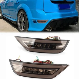 2PCS For Ford Focus Hatchback 2009-13 LED Rear Bumper Light Reverse Lamp Smoked - Picture 1 of 10