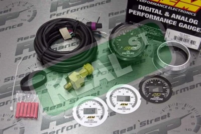 Manómetro digital de combustible/aceite AEM 0-100 psi 52 mm 30-4401 Foto 1 de 4