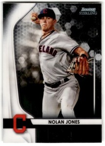 2020 Bowman Sterling Nolan Jones #BPR-6 Cleveland Indians