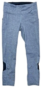Lululemon Size 2 Pace Rival Womens Crop Legging Heathered Slate Gray 24" inseam - Imagen 1 de 3
