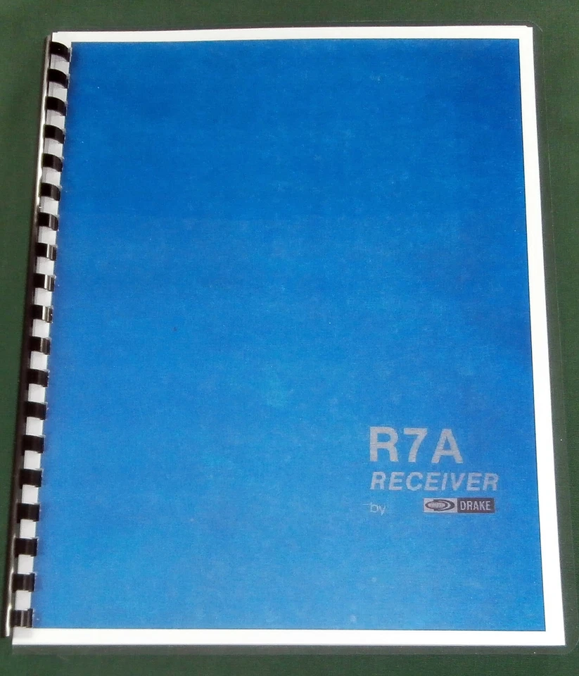 Drake R-7A Operating Manual - Premium Card Stock Covers & 28lb Paper! - Image 1 of 1