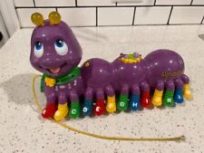 Leapfrog Caterpillar Alphabet Pal  Purple Interactive Pull Along Toy DAMAGED