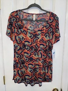LulaRoe Classic T, Size SMALL, Slinky NWT - Picture 1 of 8