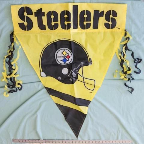 Pittsburgh Steelers Nylon Pennant Flag dq Cover