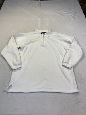 Suéter mediano para mujer de los Juegos Olímpicos de Estados Unidos JC Penny chaqueta abrigo 1/4 cremallera blanco Foto 1 de 4