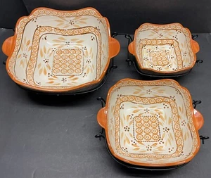 Temp-tations Temptations Ofengeschirr Alte Welt 6-teiliges Kasserollenset mit Drahtgestellen - Bild 1 von 9