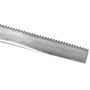 Serrated Bezel Wire 925 Sterling Silver Strip (2 size variations) made in USA - Picture 1 of 7