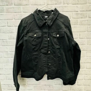 Giacca di jeans Lee Riders nera taglia bambino taglia XL ZFRJ3S0 - Foto 1 di 7