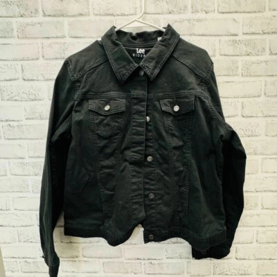Chaqueta vaquera negra Lee Riders talla niños talla XL ZFRJ3S0 Foto 1 de 4