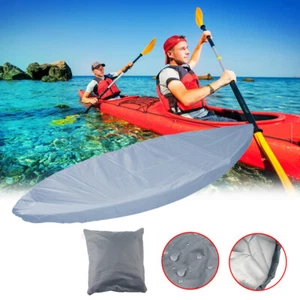 Wasserdicht Kanu Boot Kajak Abdeckung Staubspeicher Grau Abdeckplane Abdeckhaübe - Bild 1 von 20